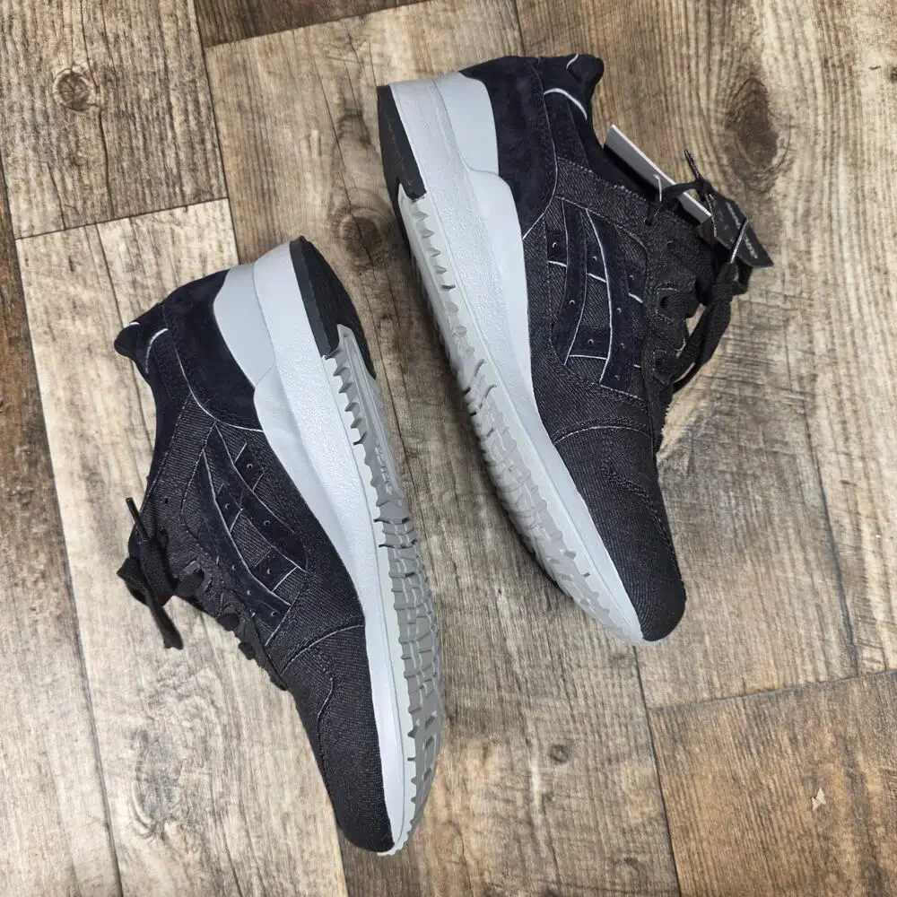 ASICS Gel-Lyte III Made of Japan Black Denim Sneakers Men’s 8 Streetwear